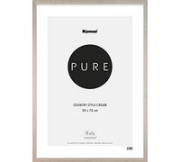 Komar BI-5070-CS-CR - Cornice portafoto in legno, stile country, 50 x 70 cm, in plastica e vetro acrilico infrangibile, colore: Bianco