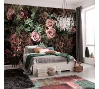 Komar Carta Da Parati Camera Da Letto Floreale 368x254cm Murale Adesivo Incluso