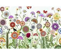 Komar Carta da parati fotografica | BRAZIL | Dimensioni: 368 x 254 cm | Carta da parati, decorazione da parete, fiore, saggio floreale, design, geometrico, soggiorno, camera da letto | 8-200