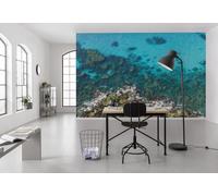 Komar Carta da parati fotografica in tessuto non tessuto Bright Blue | Carta da parati XXL, decorazione, natura, paesaggio, camera da letto, soggiorno, ufficio, corridoio, dimensioni: 450 x 280 cm (larghezza x altezza), SHX9-105, multicolore