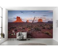 Komar - Carta da parati fotografica in tessuto non tessuto Wild West Heroes, XXL, decorativa, natura, paesaggio, camera da letto, soggiorno, ufficio, corridoio, dimensioni: 450 x 280 cm (larghezza x altezza), SHX9-097, multicolore