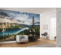 Komar - Carta da parati fotografica in tessuto non tessuto, Wonderland Canada, XXL, decorativa, natura, paesaggio, camera da letto, soggiorno, ufficio, corridoio, dimensioni: 450 x 280 cm (larghezza x altezza), SHX9-098, multicolore