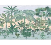 Komar Carta da parati fotografica - Jungara - Dimensioni: 368 x 254 cm (larghezza x altezza), 8 pezzi, con colla - carta da parati, giungla, foresta pluviale, palme - 8-334