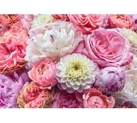 Komar Carta da parati fotografica - Vibrant Spring - Dimensioni: 368 x 254 cm (larghezza x altezza), 8 pezzi, con colla - carta da parati, fiori, soggiorno, camera da letto - 8-335