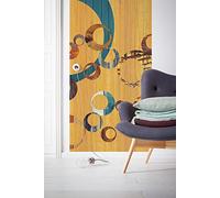 Komar Carta da parati in tessuto non tessuto, 100 x 250 cm (larghezza x altezza), carta da parati, camera da letto, soggiorno, corridoio, design, decorazione da parete,
