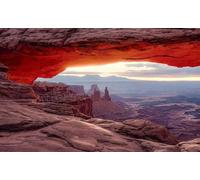 Komar Carta da parati in tessuto non tessuto, motivo: MESA Arch, XXL, decorazione, natura, paesaggio, camera da letto, soggiorno, ufficio, corridoio, dimensioni: 450 x 280 cm (larghezza x altezza), SHX9-058, multicolore