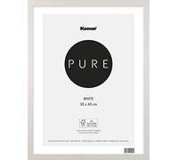 Komar Cornice portafoto in Legno Bianco, 30 x 40 cm, con Vetro Acrilico Altamente Trasparente, 30 unità