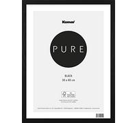 Komar Cornice portafoto in Legno Nero, 30 x 40 cm, con Vetro Acrilico Altamente Trasparente, 30 unità