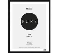 Komar Cornice portafoto in Legno Nero, 40 x 50 cm, con Vetro Acrilico Altamente Trasparente