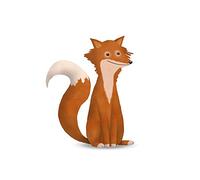 Komar Cute Animal Fox - Dimensioni: 50 x 70 cm Stampa artistica (senza cornice), Pure Boutique