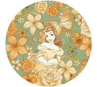 Komar DD1-002 - Carta da parati autoadesiva in tessuto non tessuto, forma rotonda, multicolore