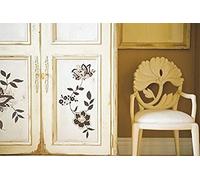 Komar Deco-Sticker JACKIE | 50 x 70 cm | Adesivo da parete adesivo da parete, adesivo da parete, adesivo da parete, decorazione da parete, motivo fiori, fiori rampicanti, vintage, 17030h