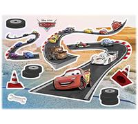Komar Disney 14056h - Adesivi Decorativi da Parete, Motivo: Cars Track, Dimensioni: 50 x 70 cm (Larghezza x Altezza)