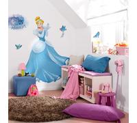 Komar Disney Cenerentola XXL - Carta da parati autoadesiva e sagomata in tessuto non tessuto, dimensioni: 127 x 200 cm, per cameretta dei bambini, ragazza, principessa, taglia vita