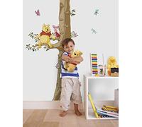 Komar Disney Deco-Sticker | Winnie The Pooh Size | Dimensioni: 100 x 70 cm (larghezza x altezza) | Adesivo da parete | Decorazione per cameretta dei bambini