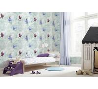 Komar Disney Frozen Fresh Breeze - Carta da parati in tessuto non tessuto, dimensioni: 10,05 x 0,53 m, per cameretta dei bambini, motivo: Frozen Fresh Breeze, Anna, Elsa, Principessa
