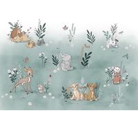 Komar Disney IADX8-022 - Carta da parati in tessuto non tessuto, dimensioni: 400 x 280 cm (larghezza x altezza), per cameretta dei bambini