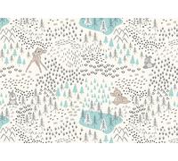 Komar Disney IADX8-057 - Carta da parati in tessuto non tessuto, motivo: Bambi Woodland, dimensioni: 400 x 280 cm (larghezza x altezza)