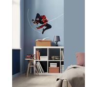 Komar Graz Design - Adesivo da parete per cameretta dei bambini, motivo Spider-Man Night, dimensioni: 50 x 70 cm, colore: Blu/Rosso