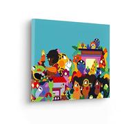Komar Komar Encanto Colours of Columbia - Cornice portafoto per cameretta dei bambini, dimensioni: 40 x 30 cm