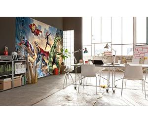 Komar Marvel Avengers Street Rage, Carta da Parati, Vinile, Multicolore, Pezzi