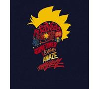 Komar Marvel Carta da parati fotografica in tessuto non tessuto, motivo: Captain Marvel Saves the World, dimensioni: 250 x 280 cm (larghezza x altezza), per cameretta dei bambini, IADX5-063