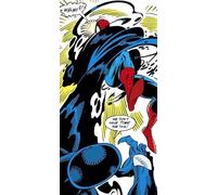 Komar Marvel IADX2-069 - Carta da parati fotografica in tessuto non tessuto, motivo: Spider-Man Retro Comic, dimensioni: 100 x 200 cm (larghezza x altezza), fumetti, retrò, cameretta dei bambini, carta da parati