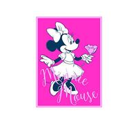 Komar Minnie Mouse Girlie, Rosso, Bianco, 50 x 70 cm