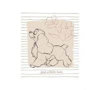 Komar Poster da parete Disney Lady and the Tramp just a Little Lady, dimensioni 40 x 50 cm, decorazione da parete per cameretta dei bambini
