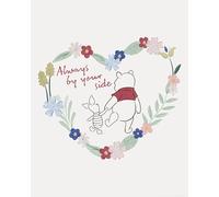 Komar Poster da parete Disney Winnie the Pooh Always by your Side - Dimensioni 40 x 50 cm - Poster decorazione per cameretta dei bambini, arrotolato senza cornice, colorato