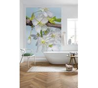 Komar-Poster XXL 2-033 184 x 24,8 cm, motivo: albero con fiori fantasia carta da parati, colore: blu (confezione da 2)