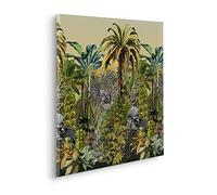 Komar Quadro con cornice in vero legno - Tropical Heat - Dimensioni 60 x 60 cm - Stampa artistica da parete, decorazione da parete, design, soggiorno, camera da letto