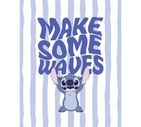 Komar Quadro da parete Disney Lilo and Stitch Make Some Waves, dimensioni 40 x 50 cm, decorazione da parete per cameretta dei bambini