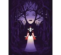 Komar Quadro da parete Disney Snow White Evil Queen, dimensioni 40 x 50 cm, decorazione da parete per cameretta dei bambini