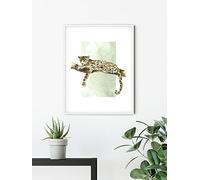 Komar Quadro da parete - Lazy Leopard - Dimensioni: 30 x 40 cm - Poster artistico, decorazione per soggiorno, camera da letto (senza cornice)