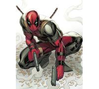 Komar Quadro da parete Marvel Deadpool Bullets - dimensioni 30 x 40 cm - cameretta dei bambini