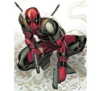 Komar Quadro da parete Marvel Deadpool Bullets - dimensioni 40 x 50 cm - cameretta dei bambini