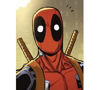 Komar Quadro da parete Marvel Deadpool Holup - dimensioni 30 x 40 cm - cameretta dei bambini