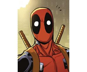 Komar Quadro da parete Marvel Deadpool Holup, dimensioni 50 x 70 cm, decorazione da parete per cameretta dei bambini