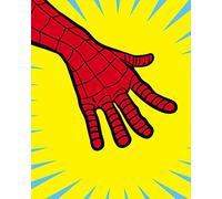Komar Quadro da parete Marvel PowerUp Spider-Man Hand - Dimensioni: 40 x 50 cm - Marvel, cameretta dei bambini
