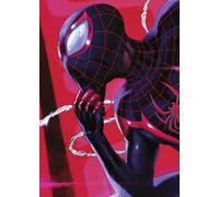 Komar Quadro da parete Marvel Spider-Man Pondering, dimensioni 50 x 70 cm, cameretta dei bambini, decorazione da parete