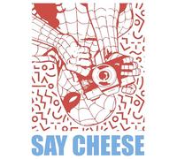 Komar Quadro da parete Marvel Spider-Man Say Cheese Red - dimensioni 30 x 40 cm - cameretta dei bambini