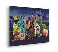Komar Quadro da parete per cameretta dei bambini, motivo: Toy Story The Greatest Team, dimensioni 40 x 60 cm, multicolore