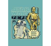 Komar Quadro da parete Star Wars Beep Boop - dimensioni 30 x 40 cm - cameretta dei bambini