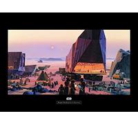 Komar - Quadro da Parete Star Wars Classic RMQ Java Market, per cameretta dei Bambini, Decorazione, Stampa Senza Cornice Disponibile in 3 Misure, Multicolore, WB151-70x50