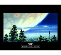 Komar RMQ Yavin Lookout - Decorazione da Parete per cameretta dei Bambini, Motivo: Star Wars, Disponibile in 3 Misure, Multicolore, WB168-40x30