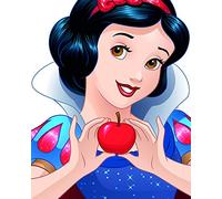 Komar Snow White Portrait, Multicolore, 40 x 50 cm