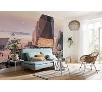 Komar Star Wars - Carta da parati in tessuto non tessuto, multicolore, 500 x 250 cm (larghezza x altezza), larghezza del tratto 50 cm