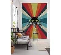 Komar Star Wars IADX4-029 - Carta da parati in tessuto non tessuto, motivo: Star Wars Hyperspace, dimensioni: 200 x 280 cm (larghezza x altezza)