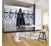 Carta da Parati Gigante 368x254cm Star Wars Imperial Force Letto Murale Nero Con